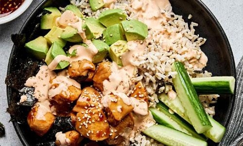 Glazed Tofu & Jasmine Rice